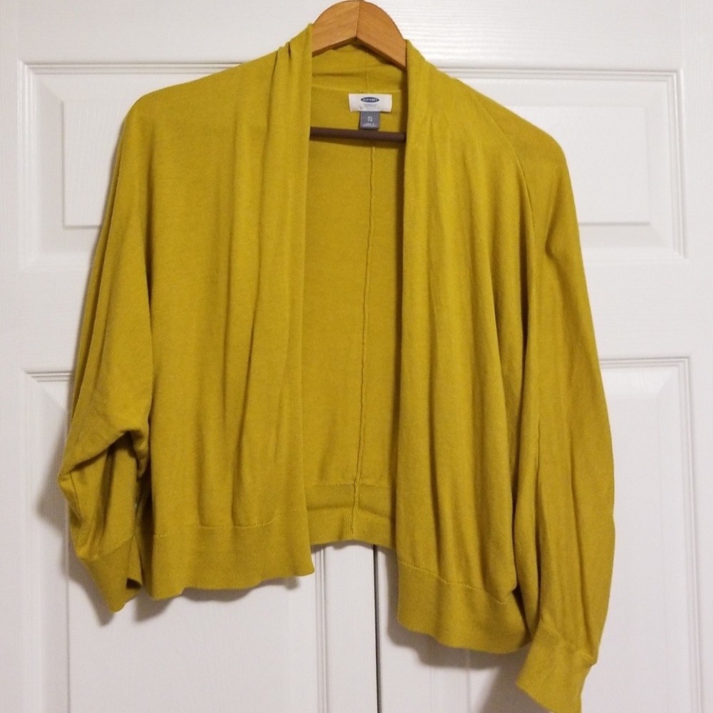 Mustard yellow cardigan